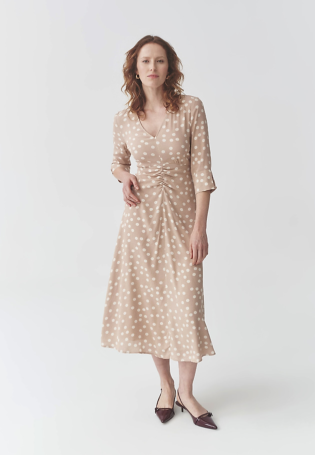 VISCOSE POLKA DOTS DRESS - CASIA VISCOSE POLKA DOTS DRESS - CASIA MULTIKOLOR 2