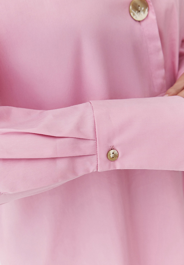 PASTELNA BLUZA Z OVRATNIKOM - LOTARI PASTELNA BLUZA Z OVRATNIKOM - LOTARI ROŽNATA 12