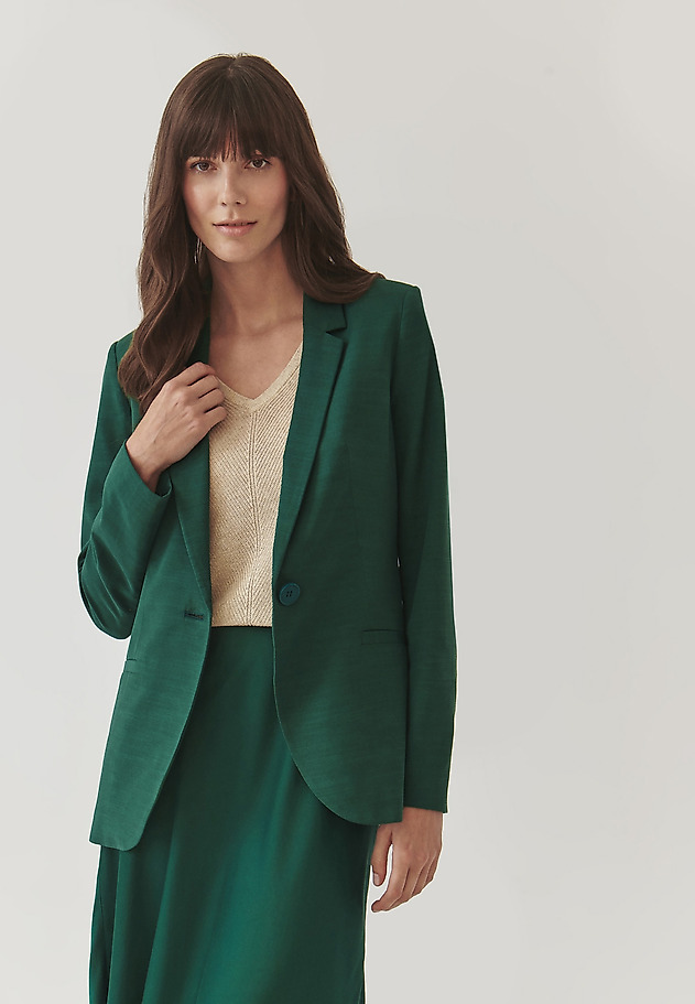 LADIES’ CLASSIC BLAZER - RAMONA LADIES’ CLASSIC BLAZER - RAMONA ZIELONY 3