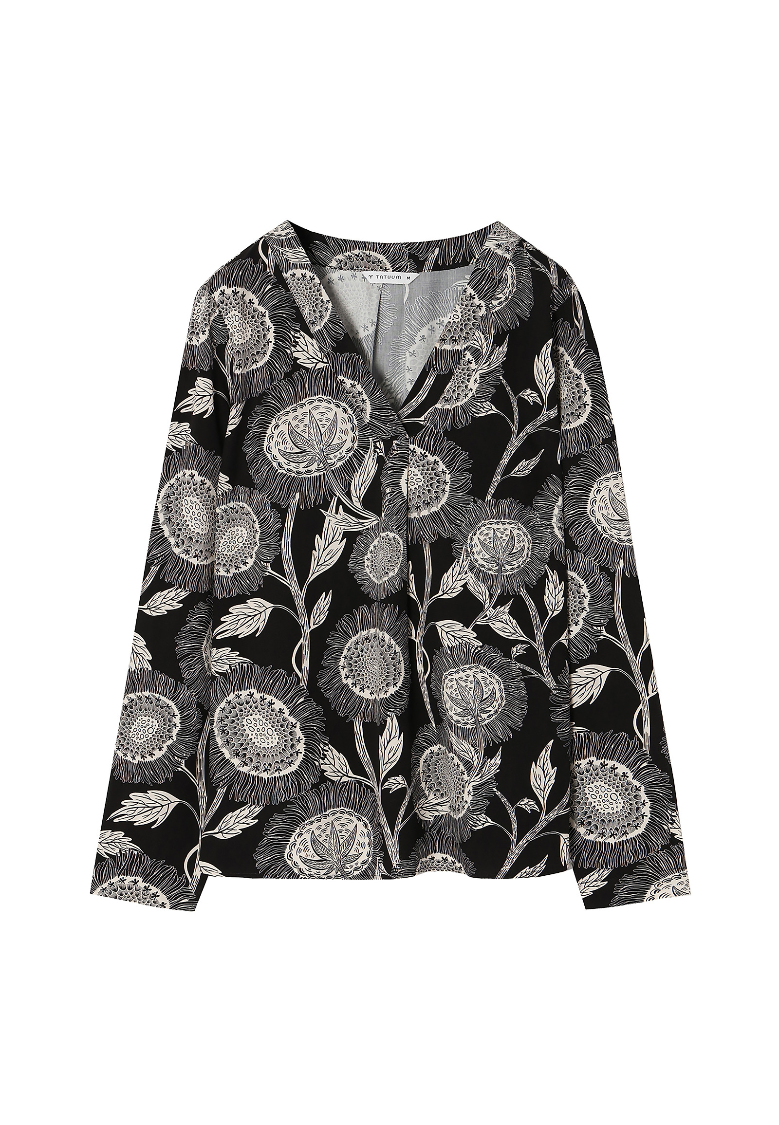 DAMSKA BLUZKA Z MOTYWEM KWIATOWYM KARIWA DAMSKA BLUZKA Z MOTYWEM KWIATOWYM KARIWA MULTIKOLOR 82669