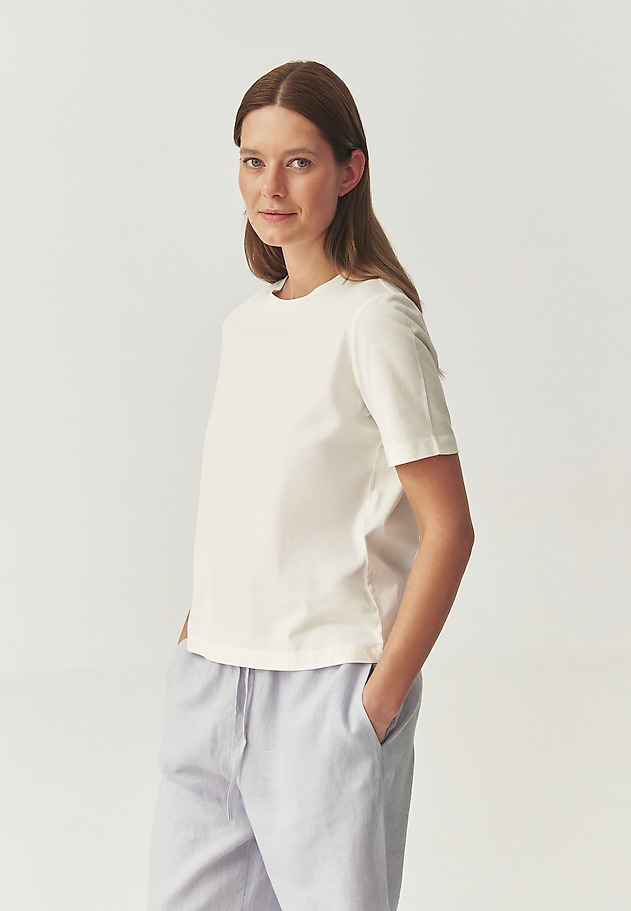 LADIES' COTTON T-SHIRT - SORIA LADIES' COTTON T-SHIRT - SORIA ECRU 2