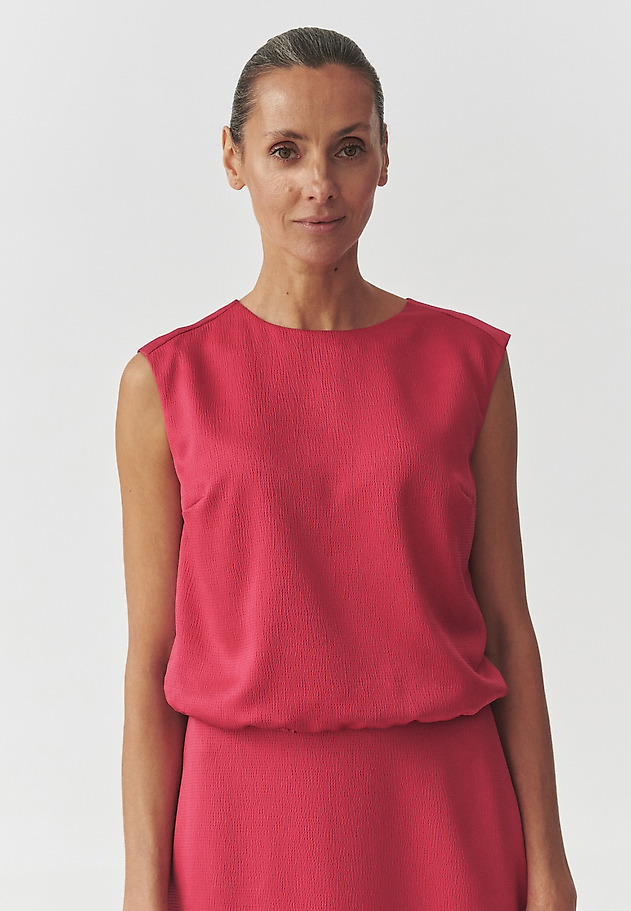 BLUZĂ FUCSIA CU LUCIU DE SATIN - SONETTE BLUZĂ FUCSIA CU LUCIU DE SATIN - SONETTE ROȘU 2