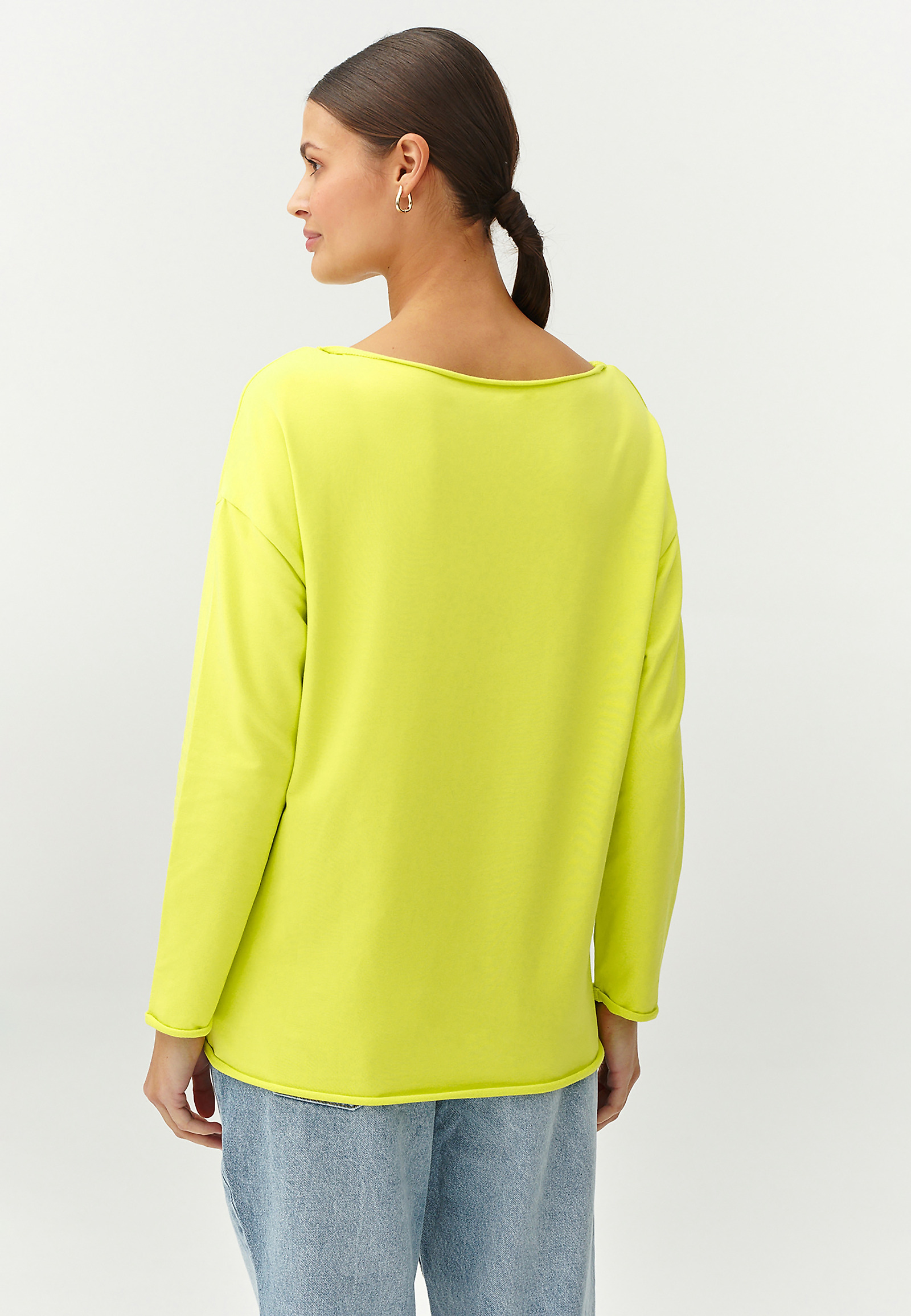 LADIES’ SWEATSHIRT WITH BOAT NECKLINE - MALI LADIES’ SWEATSHIRT WITH BOAT NECKLINE - MALI GREEN 94421