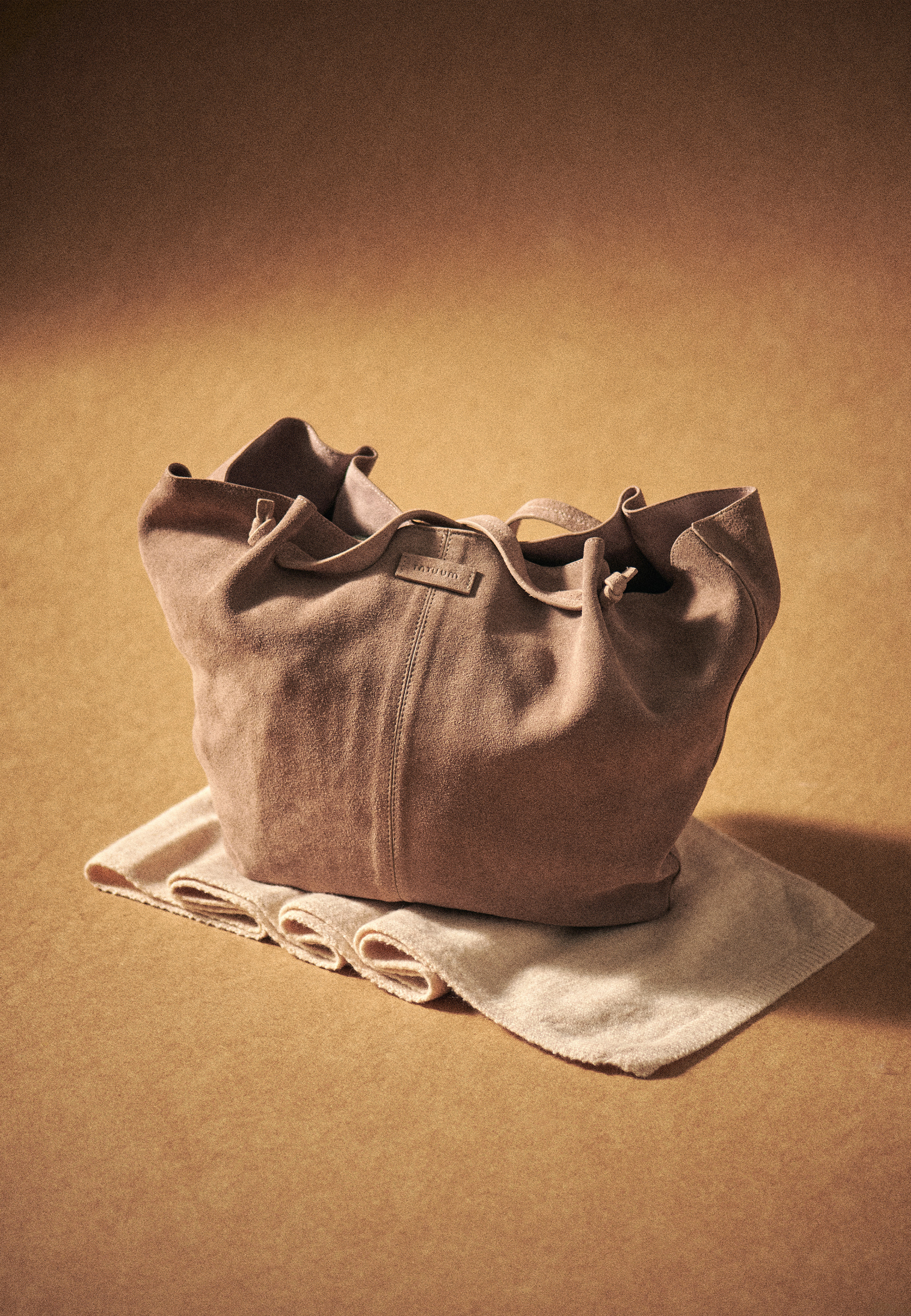 SEMIŠOVÁ TAŠKA S KOZMETICKOU TAŠTIČKOU - ORIA BÉŽOVÁ 2