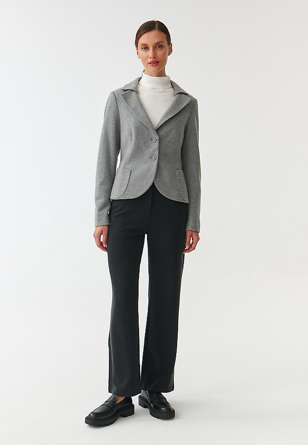 LADIES’ SHORT BLAZER COCO LADIES’ SHORT BLAZER COCO SZARY 3