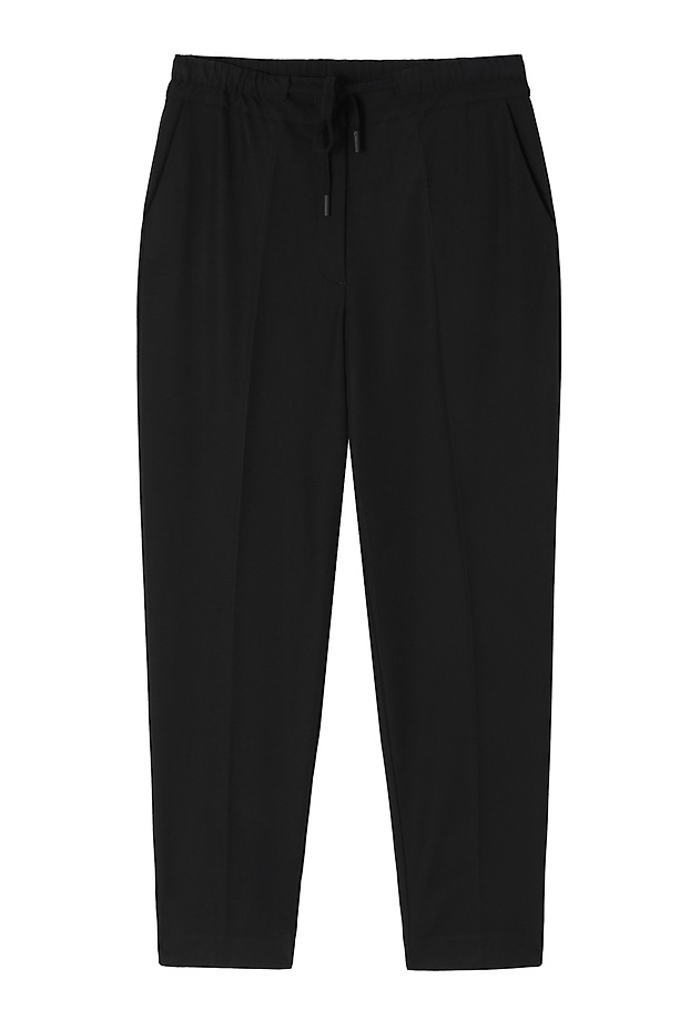 PANTALONII DIN VISCOZĂ, CU CRAC LARG — SIKO 1 PANTALONII DIN VISCOZĂ, CU CRAC LARG — SIKO 1 NEGRU 6