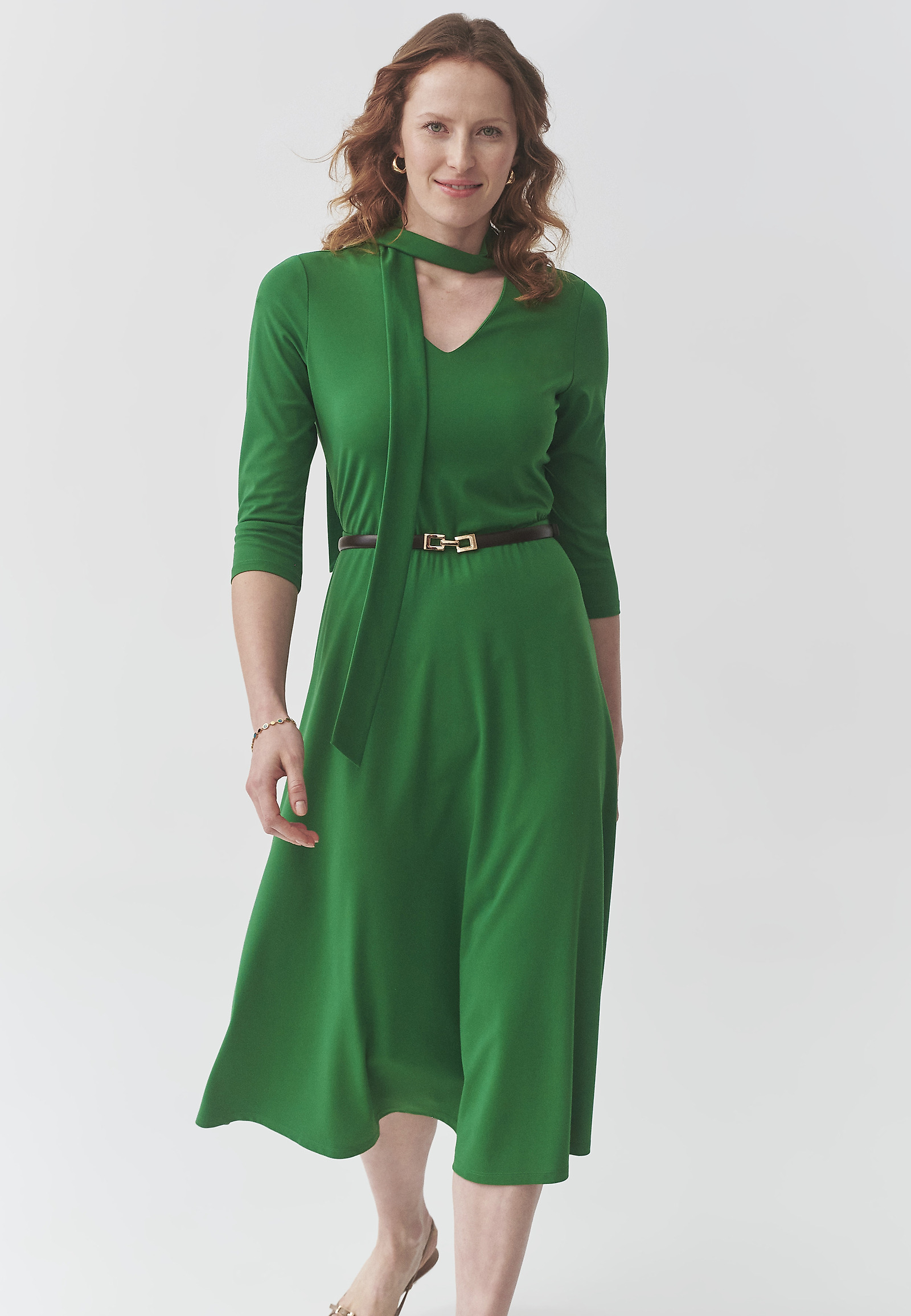 ZÖLD VISZKÓZ DANTO MIDI RUHA - CLOVER ZÖLD VISZKÓZ DANTO MIDI RUHA - CLOVER ZÖLD 107003