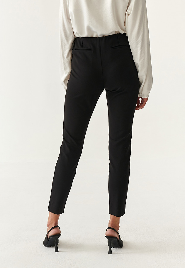 ELEGANCKIE SPODNIE DAMSKIE SARIKI ELEGANCKIE SPODNIE DAMSKIE SARIKI CZARNY 2