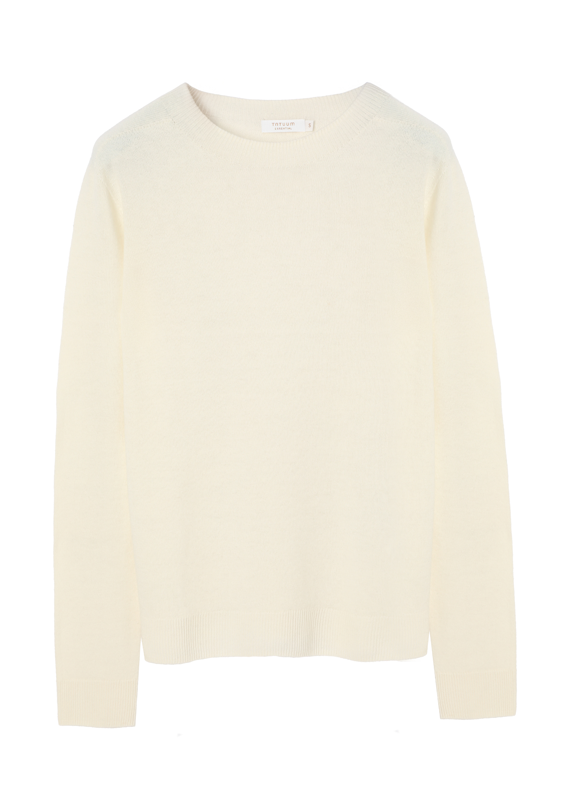 WEŁNIANY SWETER Z DŁUGIM RĘKAWEM - ROSSA BIAŁY 2