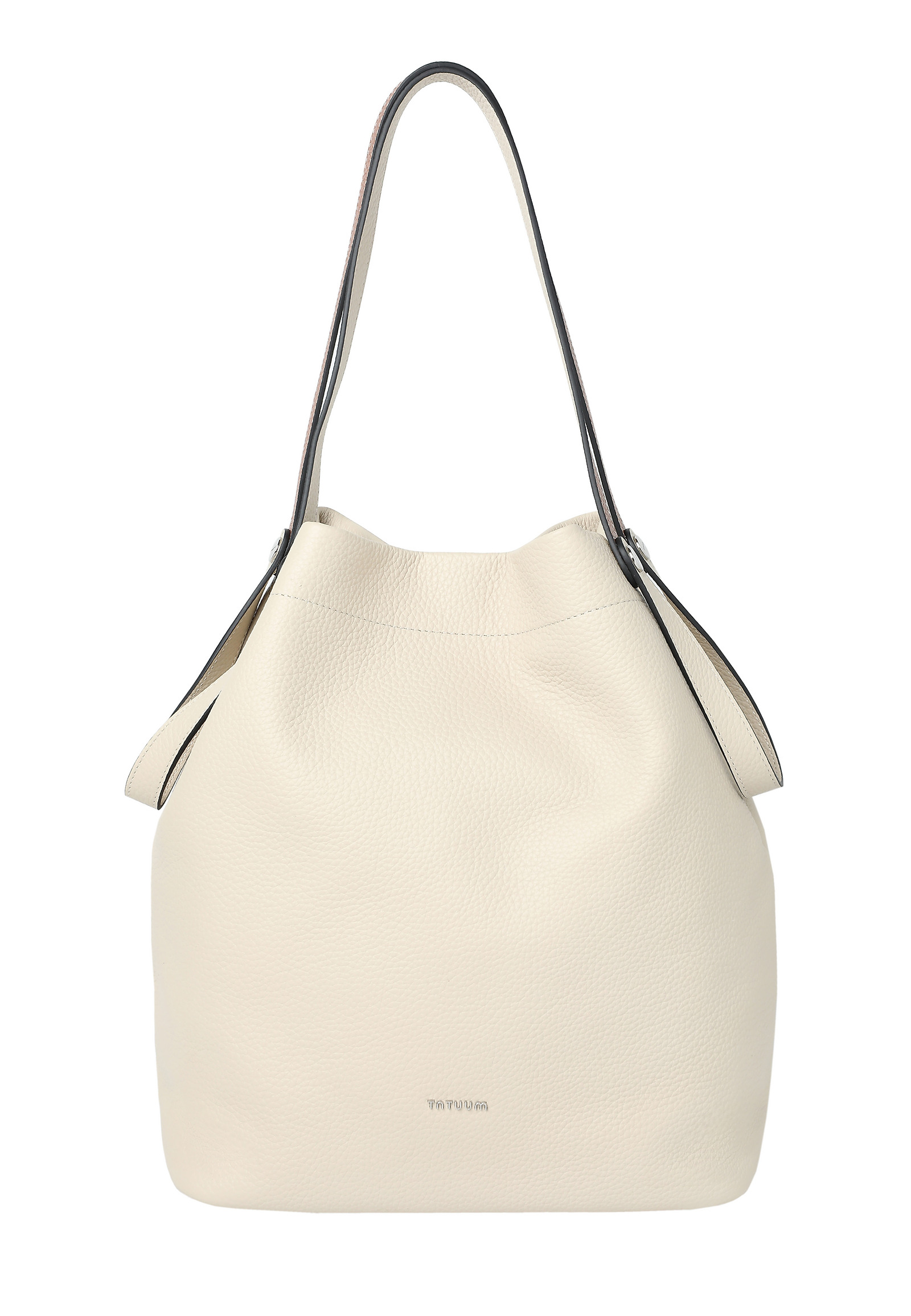 WOMEN'S LEATHER BAG WITH HANDLE- ETERNITY WOMEN'S LEATHER BAG WITH HANDLE- ETERNITY BEIGE 113348