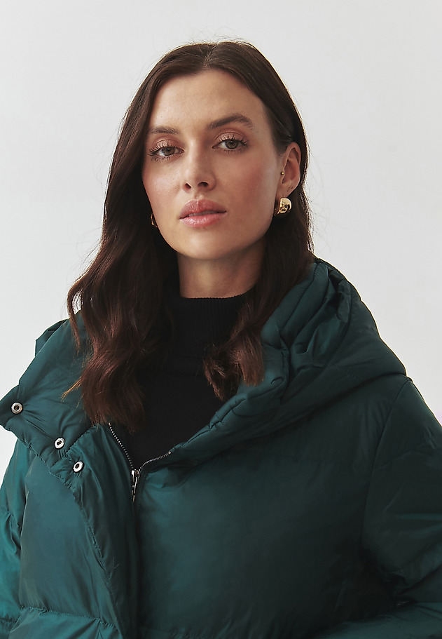 LADIES' FABRIC COAT WITH FILLING — MORENA LADIES' FABRIC COAT WITH FILLING — MORENA ZIELONY 7