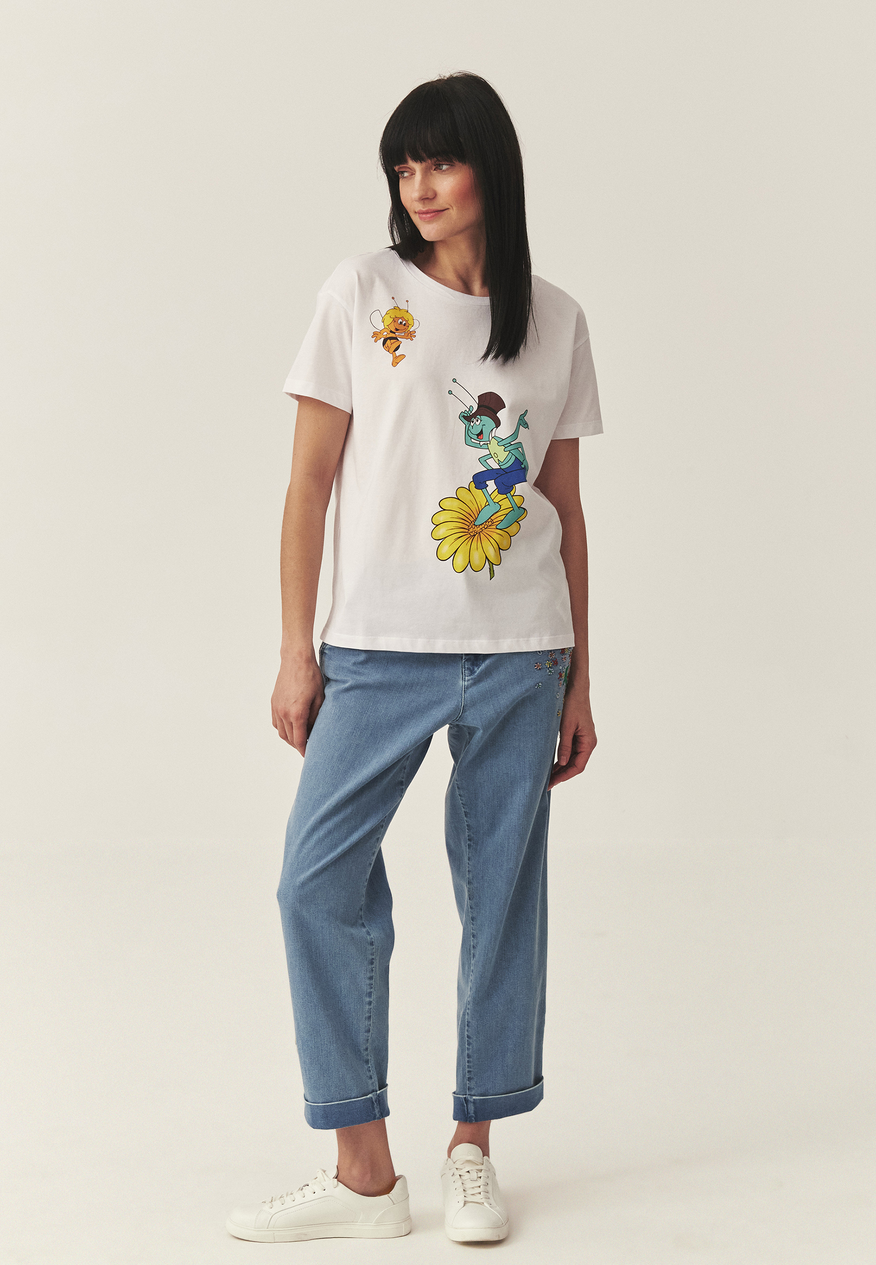 BAVLNĚNÉ TRIČKO S POTISKEM – CARLA 1