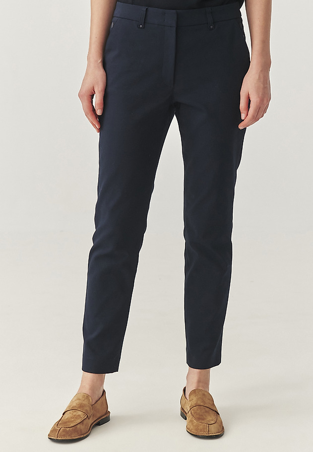 COTTON WOVEN CIGARETTES - FILIMI COTTON WOVEN CIGARETTES - FILIMI NAVY BLUE 3