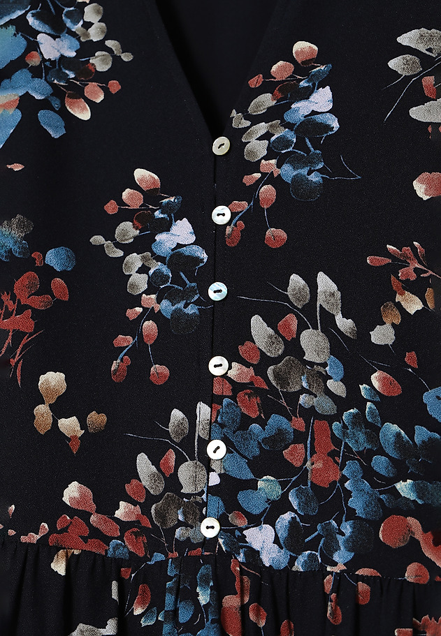 ROCHIE CU MODEL DIN VISCOZĂ CERTIFICATĂ STRAKMI ROCHIE CU MODEL DIN VISCOZĂ CERTIFICATĂ STRAKMI MULTICOLOR 5