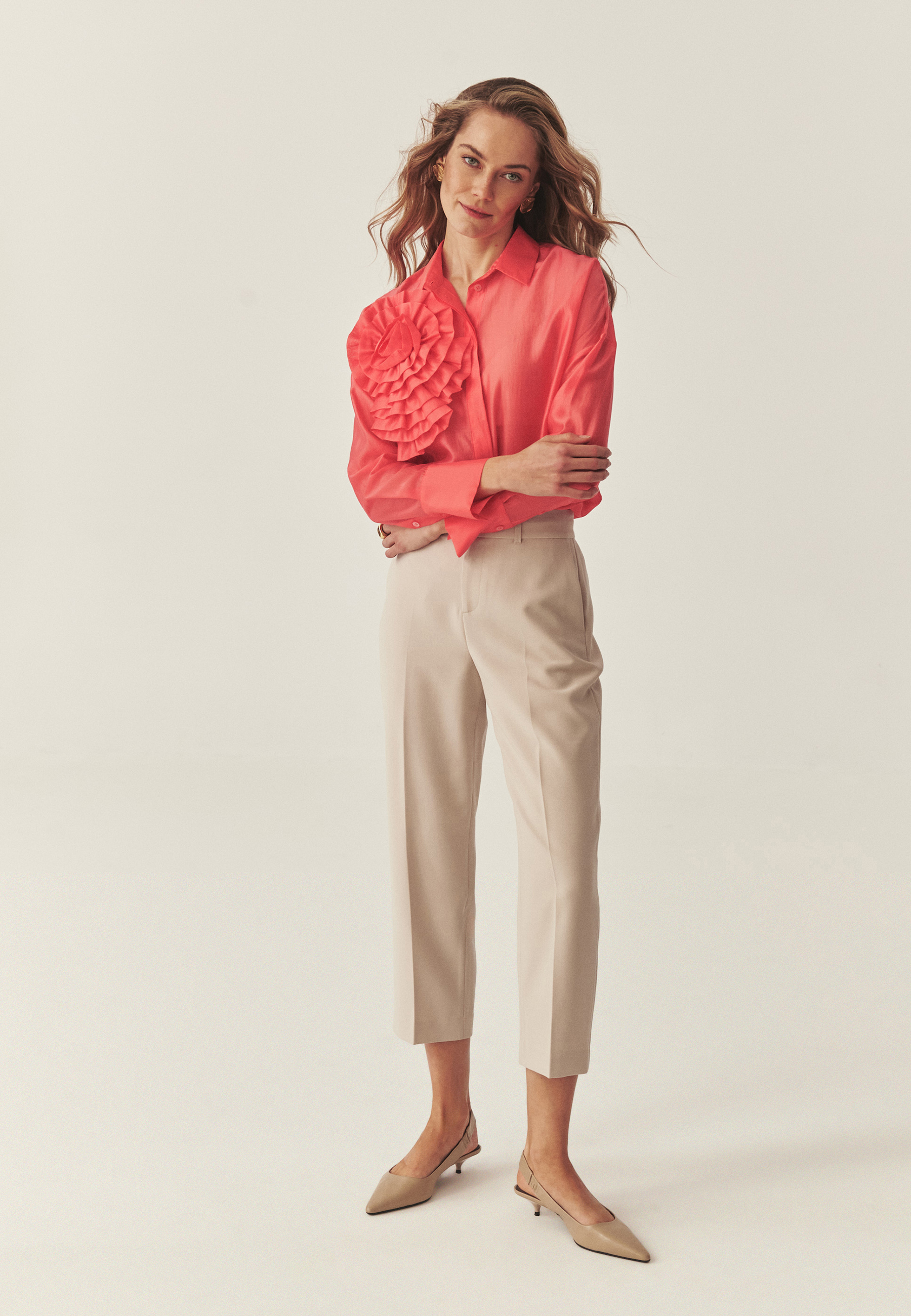 PANTALONI DE COSTUM PÂNĂ LA GLEZNĂ - SEK