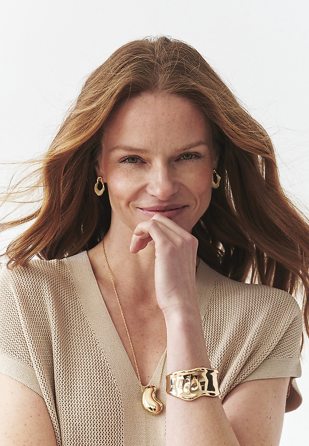 KNITTED BLOUSE WITH VISCOSE - TALA KNITTED BLOUSE WITH VISCOSE - TALA BEŻOWY 2