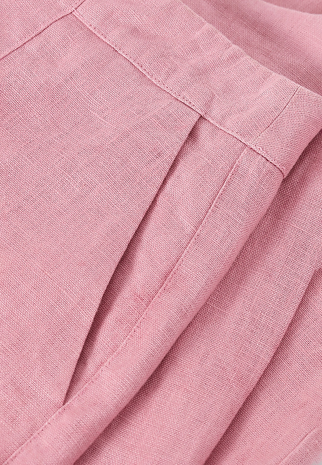 LADIES' LINEN TROUSERS FERA LADIES' LINEN TROUSERS FERA RÓŻOWY 5