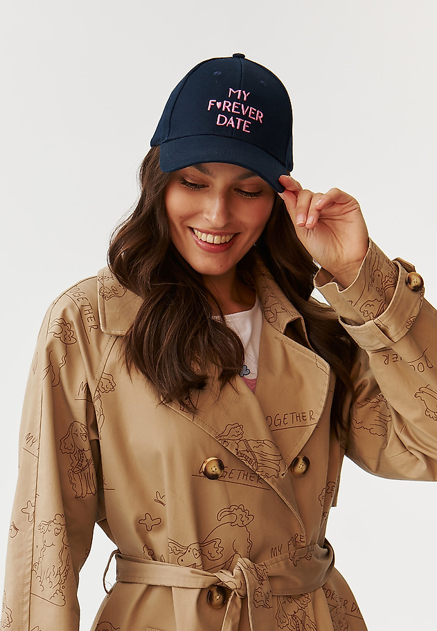 LADIES’ BASEBALL CAP QVINI – DOGETHER LADIES’ BASEBALL CAP QVINI – DOGETHER GRANATOWY 1