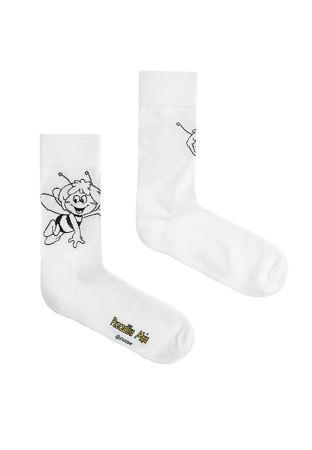SKARPETKI Z PSZCZÓŁKĄ — BLOOMY 5 SKARPETKI Z PSZCZÓŁKĄ — BLOOMY 5 ECRU 1