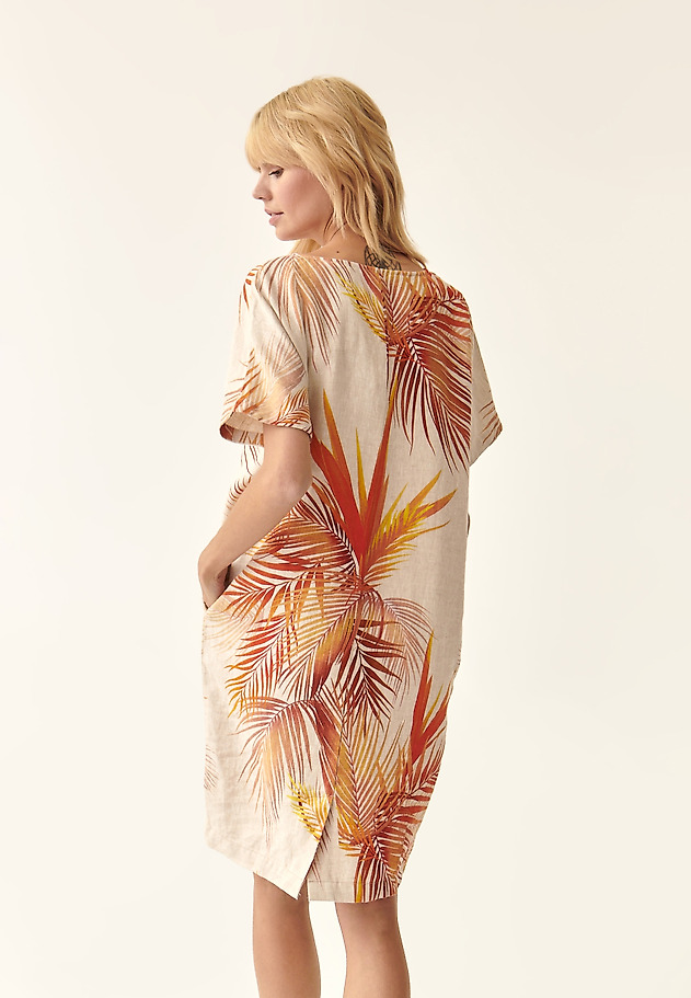 LINEN OVERSIZED DRESS OWERTI 1 LINEN OVERSIZED DRESS OWERTI 1 MULTIKOLOR 3