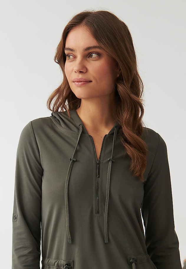 PRACTICAL LADIES’ DRESS WITH A HOOD - MOLOKO PRACTICAL LADIES’ DRESS WITH A HOOD - MOLOKO KHAKI 6