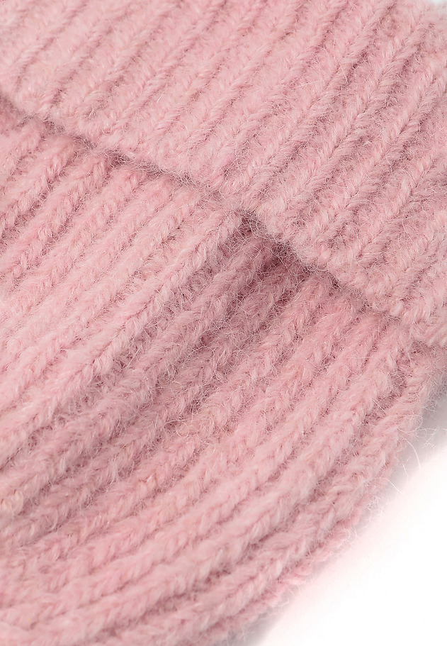 LADIES' KNITTED BEANIE NENA LADIES' KNITTED BEANIE NENA RÓŻOWY 3