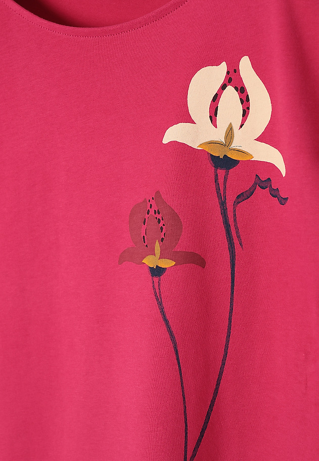 BAWEŁNIANY T-SHIRT Z NADRUKIEM - LALI BAWEŁNIANY T-SHIRT Z NADRUKIEM - LALI RÓŻOWY 6