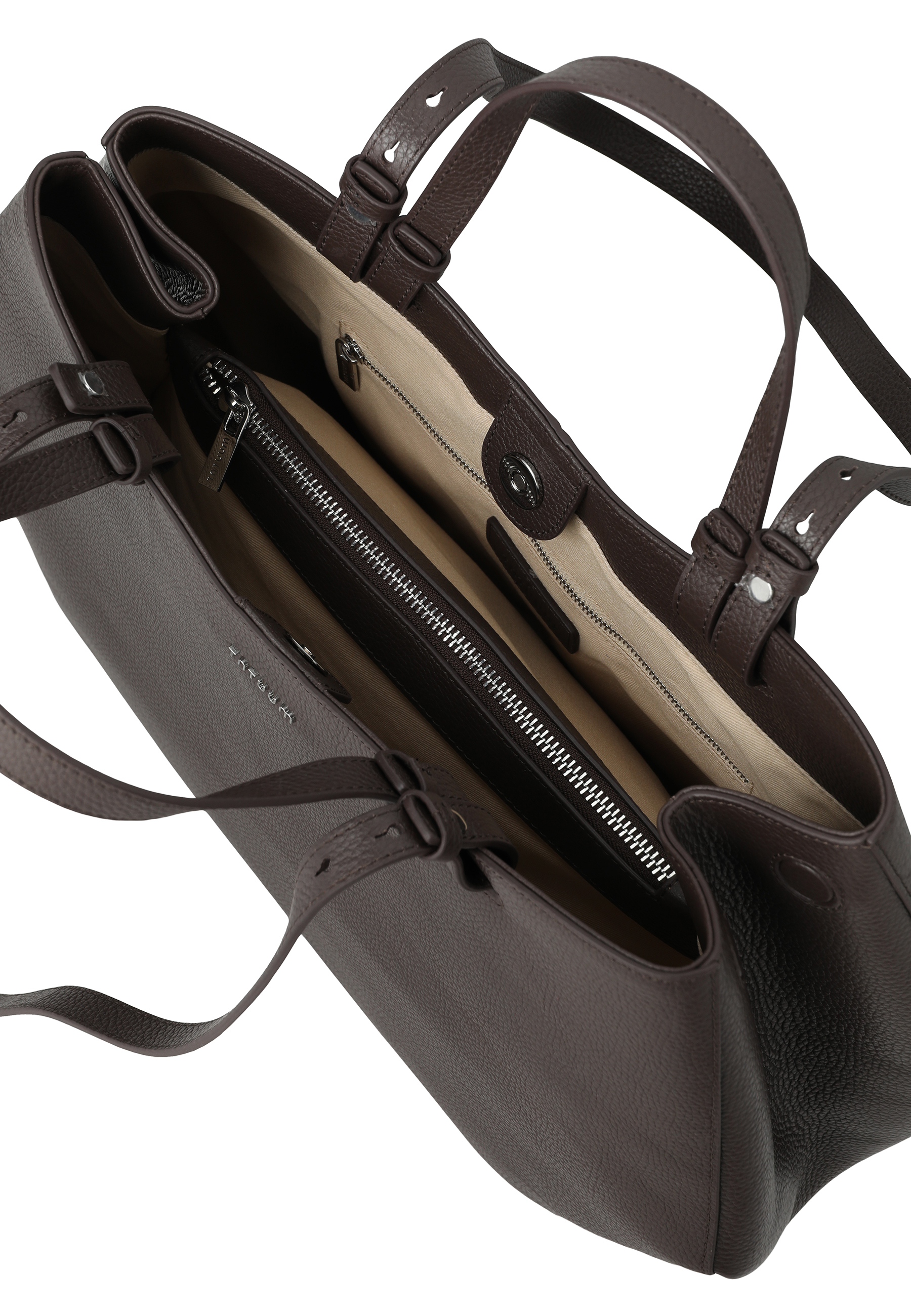 DÁMSKA KOŽENÁ KABELKA – LIVETTA HNEDÁ 2