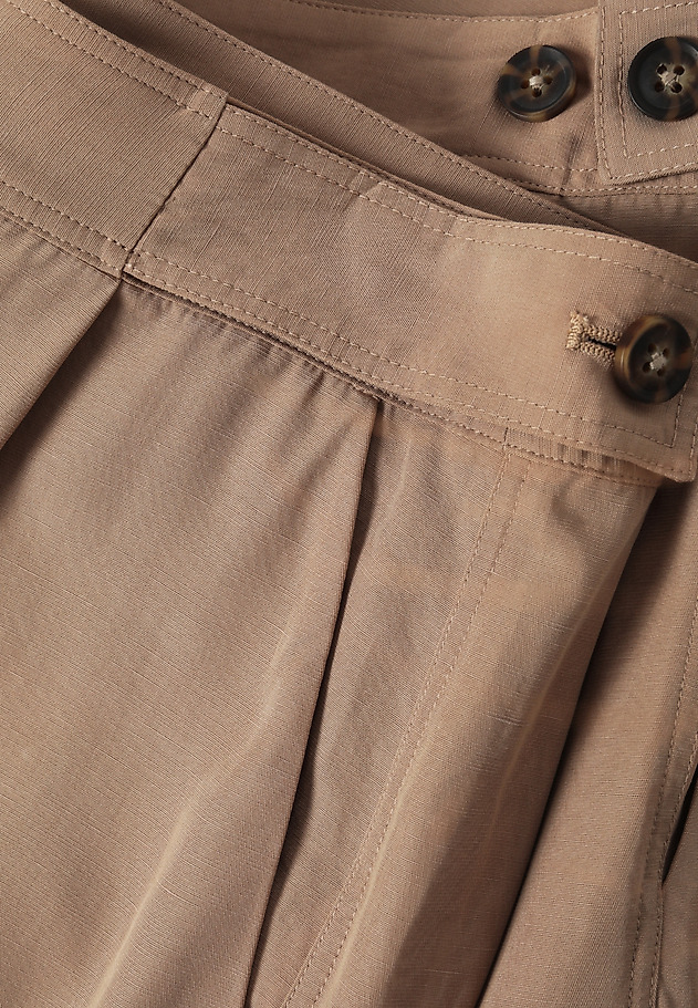 TROUSERS IN LYOCELL AND LINEN - MASKAN TROUSERS IN LYOCELL AND LINEN - MASKAN BEŻOWY 5