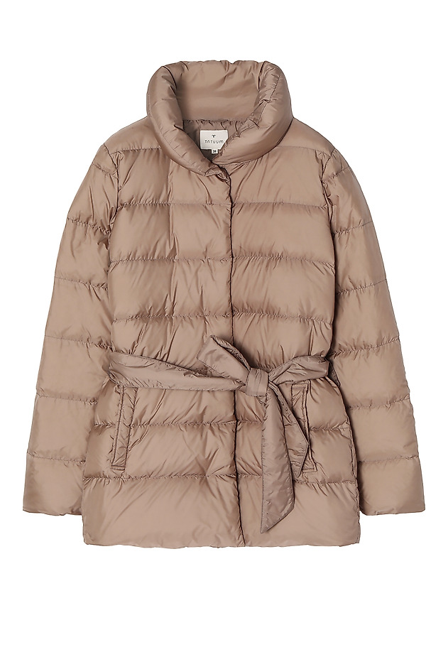 LADIES’ PUFFER JACKET WITH TIE ZOA LADIES’ PUFFER JACKET WITH TIE ZOA BEŻOWY 7