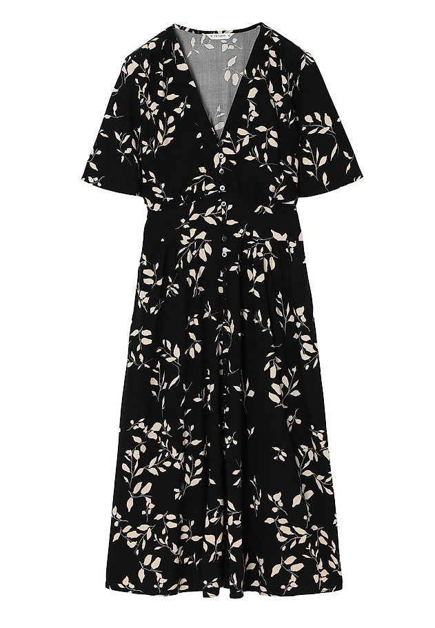 VISCOSE DRESS WITH FLORAL PATTERN — NAELA 1 VISCOSE DRESS WITH FLORAL PATTERN — NAELA 1 MULTIKOLOR 9