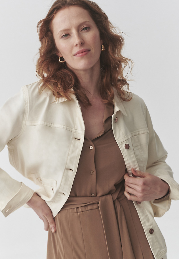 GEACĂ DENIM — BENITA GEACĂ DENIM — BENITA BEJ 8