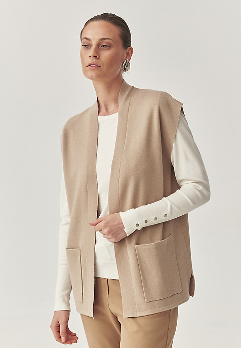 STÍLUSOS MELLÉNY WOOL BLEND - NIA BÉZS 2
