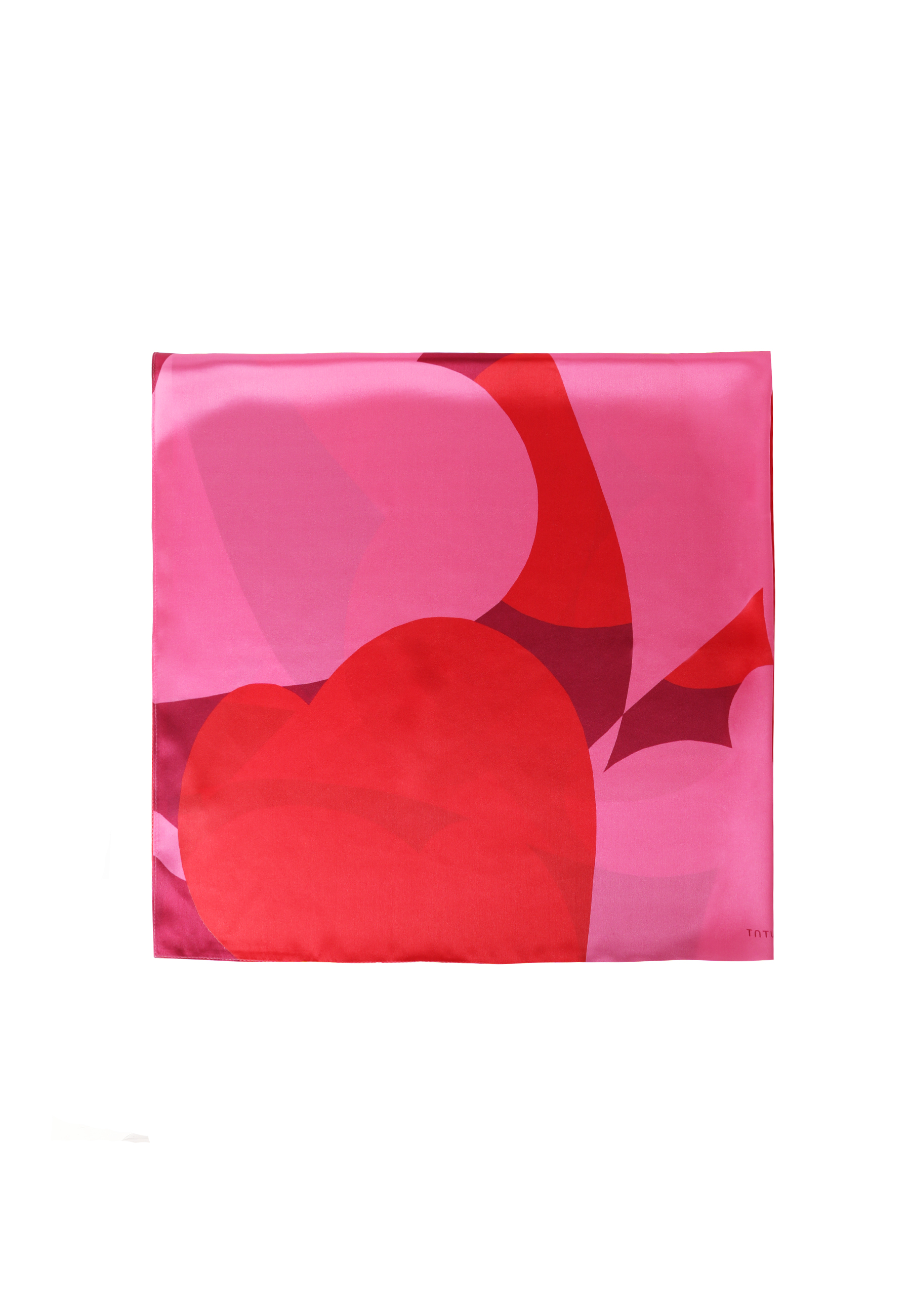 JEDWABNA CHUSTA W SERCA - LUMILA