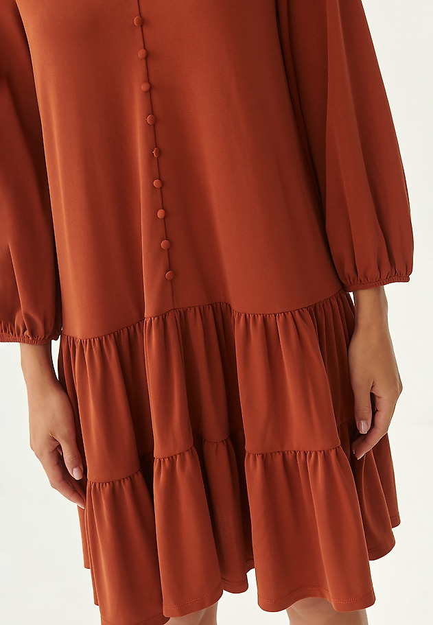 LADIES' KNITTED DRESS KENISA 1 LADIES' KNITTED DRESS KENISA 1 POMARAŃCZOWY 4