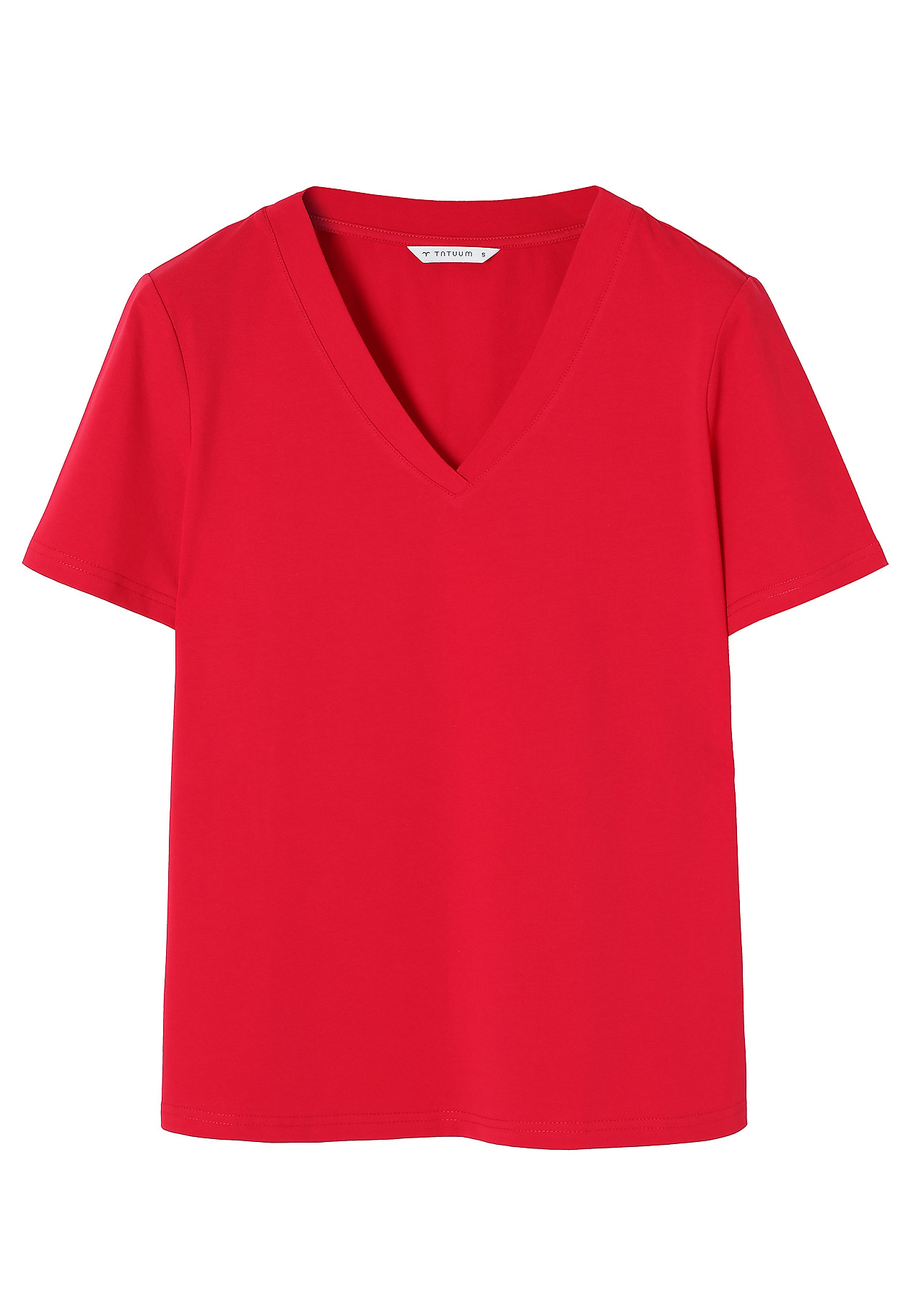 CASUAL BLOUSE IN COTTON - RIBI color RED