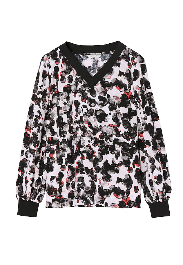 BLUZĂ DE DAMĂ CU MODEL ÎN ACUARELĂ RAMI 1 BLUZĂ DE DAMĂ CU MODEL ÎN ACUARELĂ RAMI 1 MULTICOLOR 5