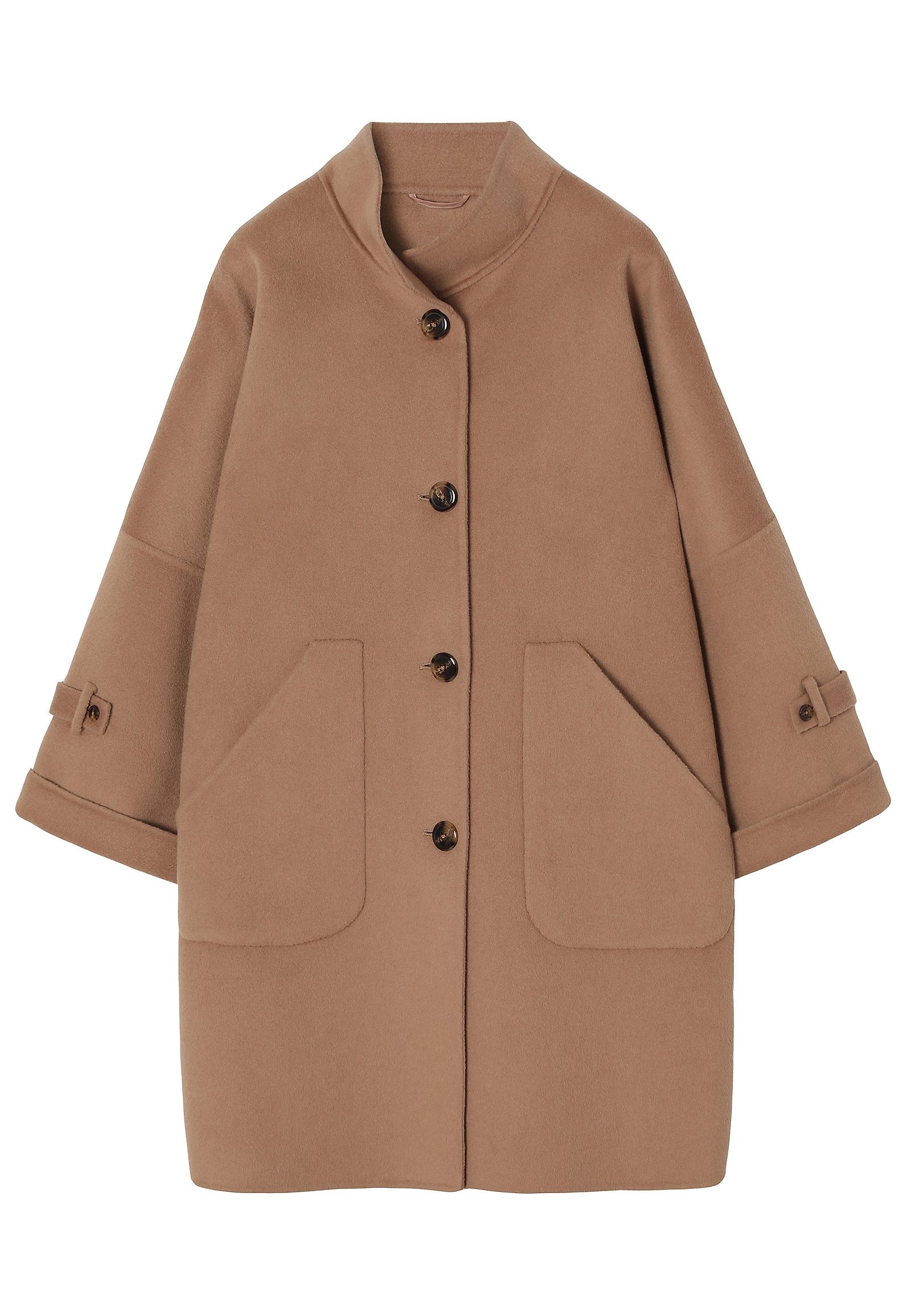 LOOSE WOOL COAT - MORIWIA LOOSE WOOL COAT - MORIWIA BEIGE 113249
