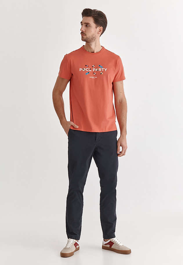 MEN'S COTTON T-SHIRT MIKIN 20 MEN'S COTTON T-SHIRT MIKIN 20 RED 5