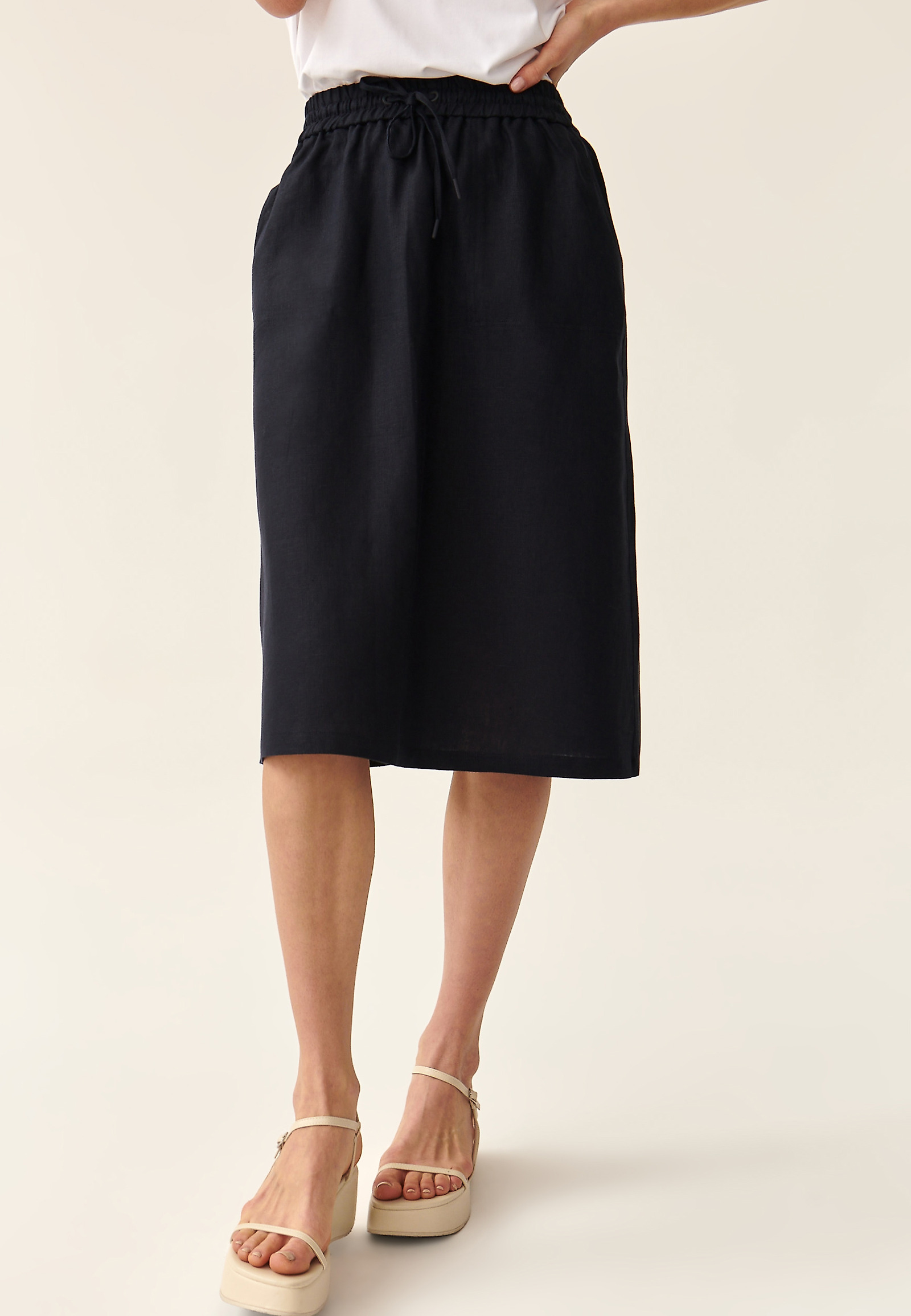 LADIES' CLASSIC SKIRT KOLIKO LADIES' CLASSIC SKIRT KOLIKO NAVY BLUE 88644