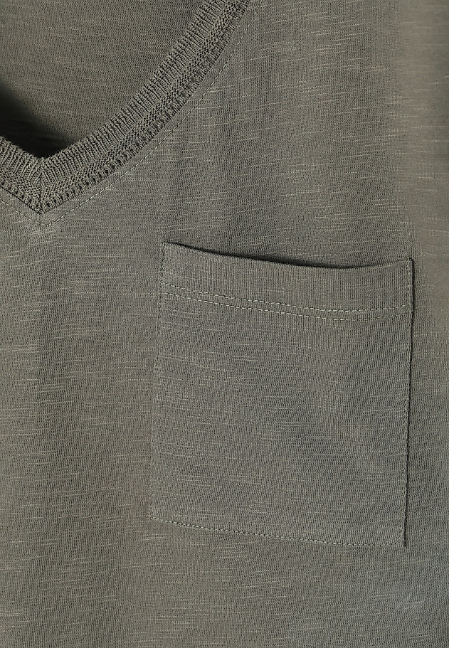 LADIES' T-SHIRT WITH A POCKET MIMI LADIES' T-SHIRT WITH A POCKET MIMI KHAKI 7