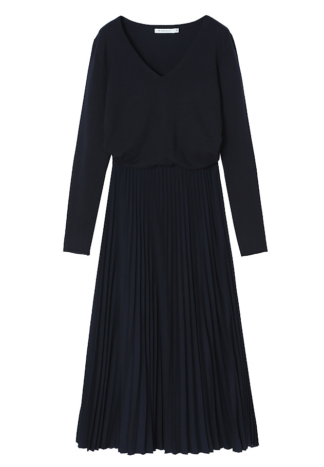 LADIES’ MIDI DRESS WITH LONG SLEEVES NAVISERA LADIES’ MIDI DRESS WITH LONG SLEEVES NAVISERA GRANATOWY 7