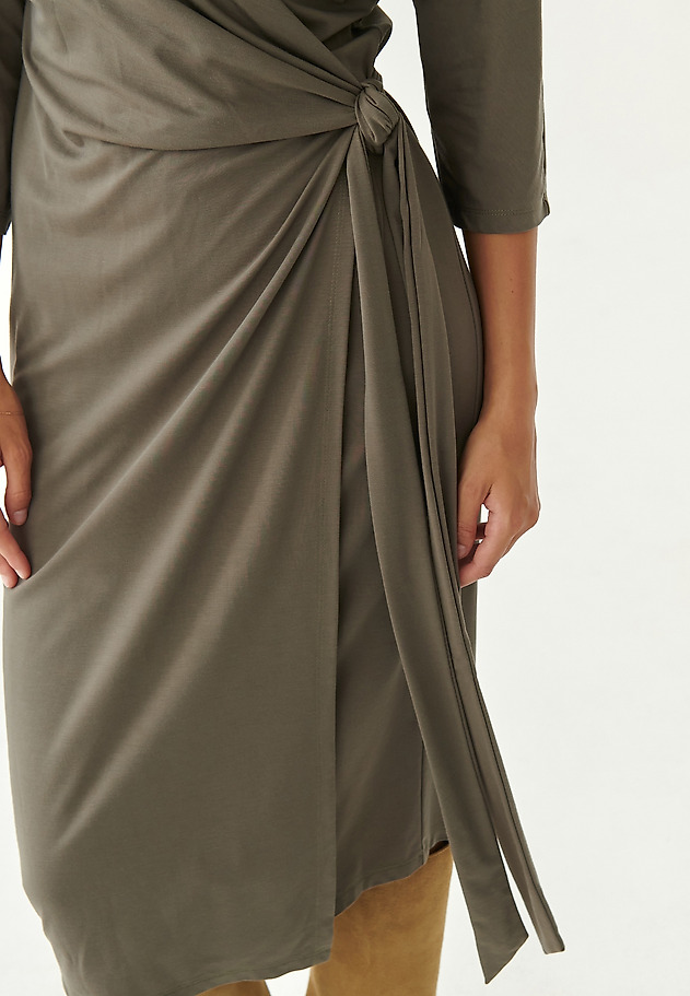 LADIES' WRAP DRESS MIROKO LADIES' WRAP DRESS MIROKO KHAKI 4