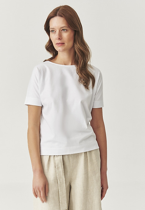 TRICOU DIN BUMBAC - LALI 3 ALB 2
