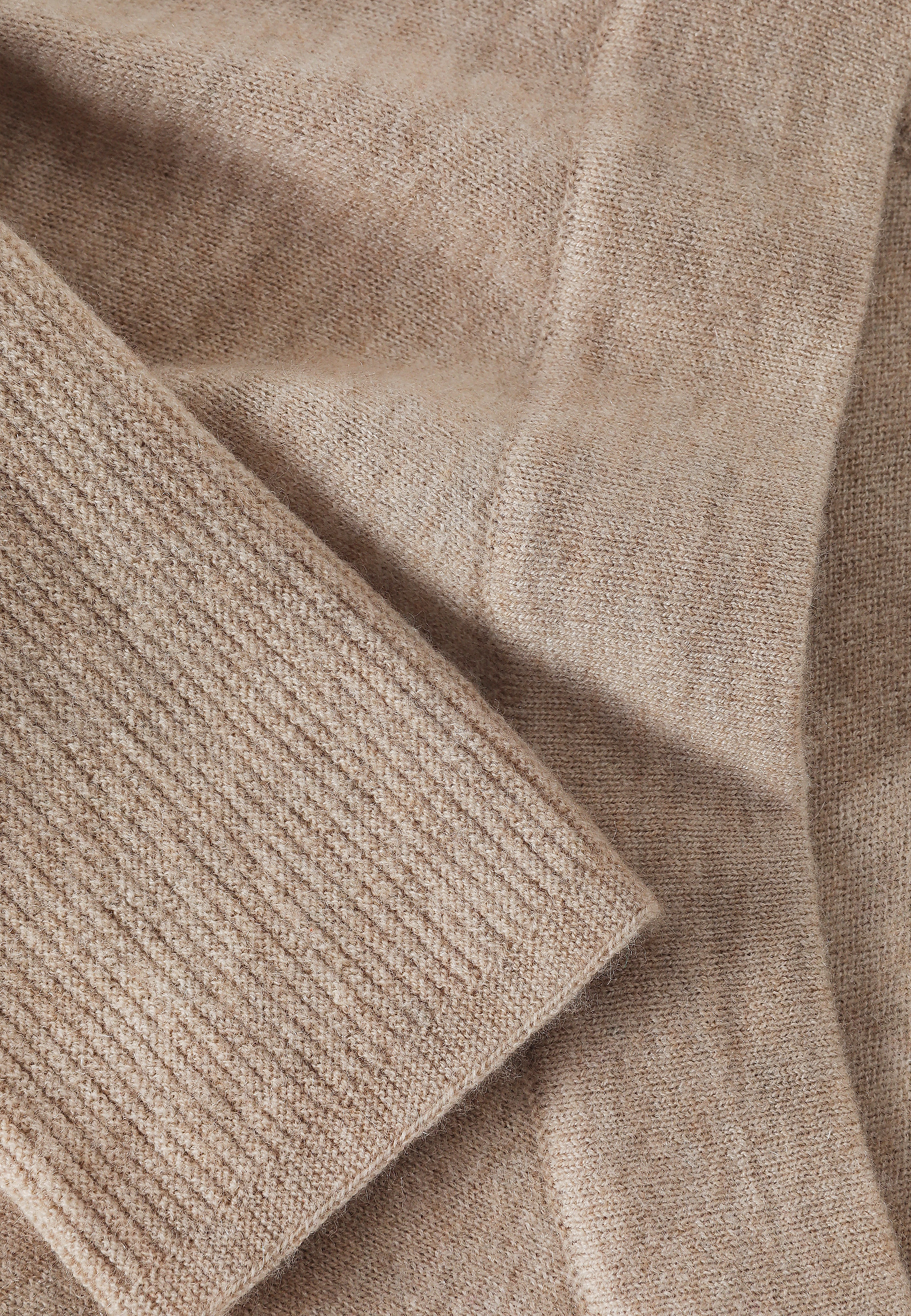CASUAL JUMPER WITH WOOL AND CASHMERE BLEND - PONNO CASUAL JUMPER WITH WOOL AND CASHMERE BLEND - PONNO BEIGE 113142