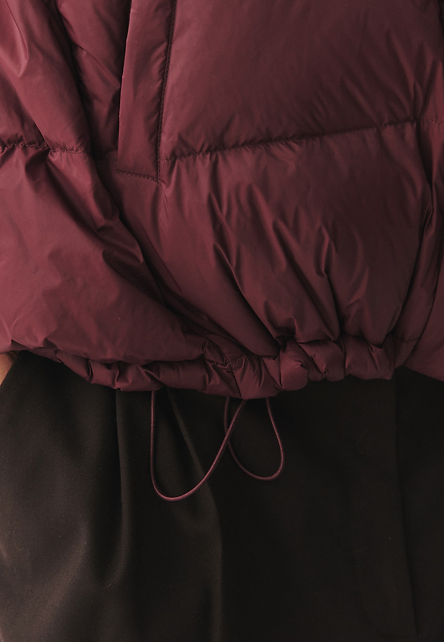 DOWN JACKET WITH STAND-UP COLLAR - BUBO DOWN JACKET WITH STAND-UP COLLAR - BUBO RED 5