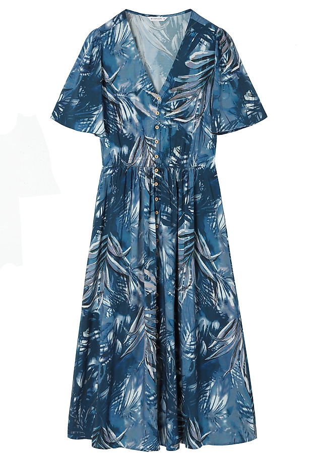 VISCOSE MIDI DRESS - DETTA VISCOSE MIDI DRESS - DETTA MULTIKOLOR 7