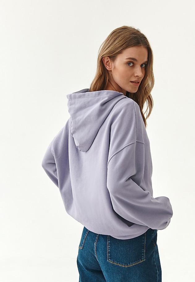 LADIES' HOODIE PONA LADIES' HOODIE PONA FIOLETOWY 2