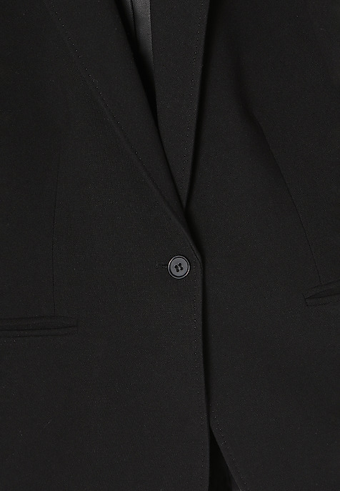 HÖLGYEK KLASZIKUS FEKETE BLAZER KAREMA FEKETE 2