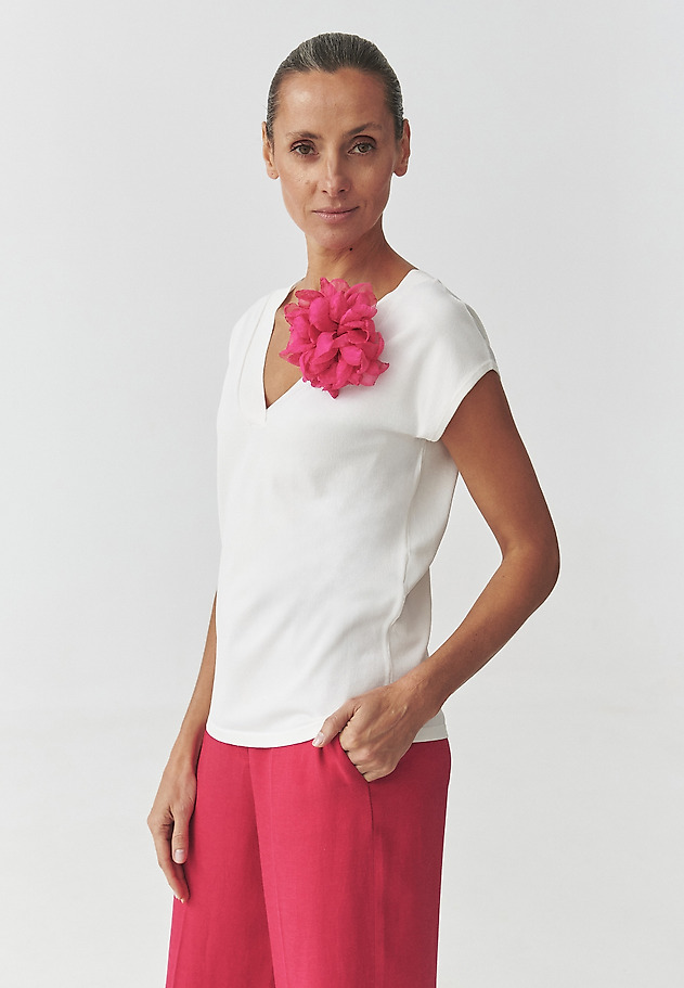 BLUZA IZ VISKOZNE PREJE - NEZIKI BLUZA IZ VISKOZNE PREJE - NEZIKI ECRU 2